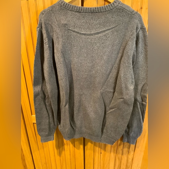 Haggar Men's Charcoal Crewneck Sweater - Picture 3 of 3